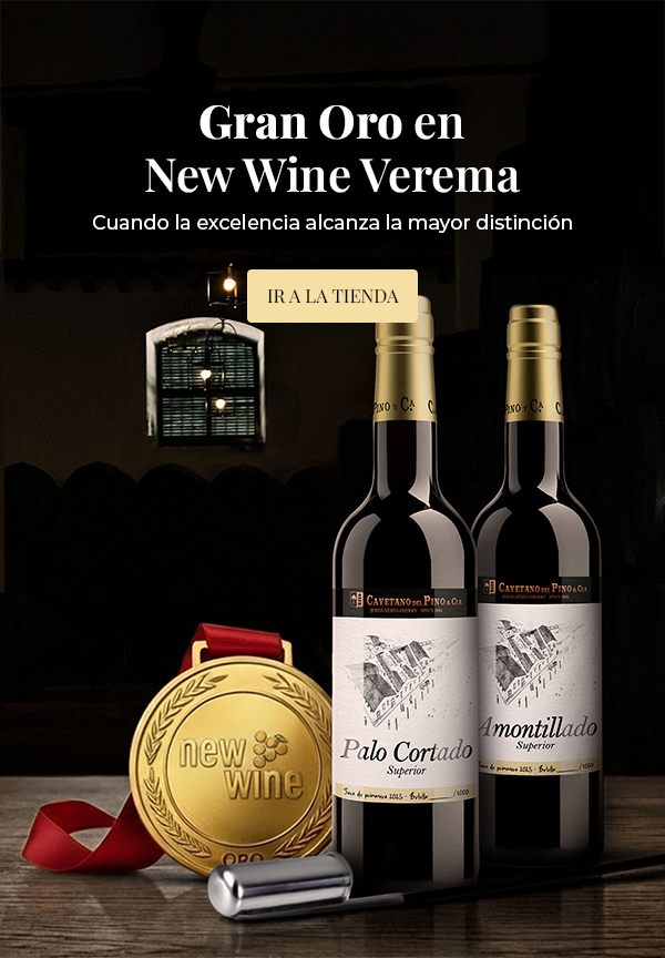 Gran Oro en New Wine Verema - Cayetano del Pino & Cía